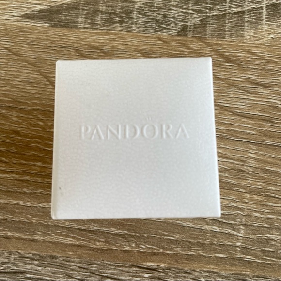 PANDORA Sparkling Halo Ring Square Cut Sterling Silver Cubic Zirconia Size 52 - Picture 6 of 7